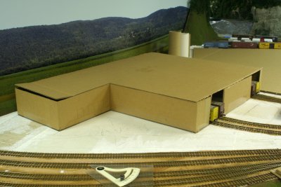 Roof added to mock-up.