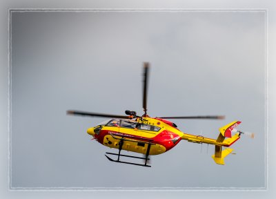 Hlicoptre de la protection civile