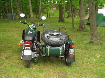 Note the spare wheel and luggage rack. There is a milspec version with jerrycans, rifle scabbards, and a machinegun mount!