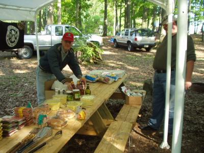 PA Airmarshal Byrum setting the table
