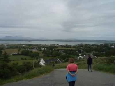 The view of Clew Bay from the base of Croagh Patrick