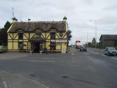 A roadside pub in the middle of nowhere, south of Galway, where we stopped for lunch on the way to Quin