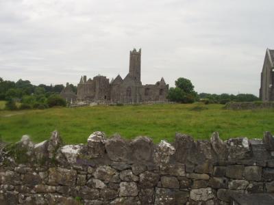 Abbey ruins in Quin