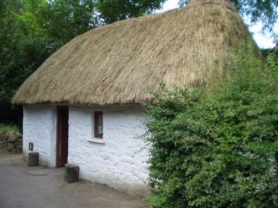 Bunratty Folk Park, a typical Irish village from the past