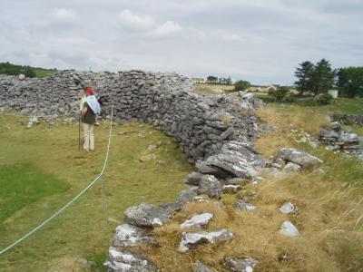 Stone fort in the Burren