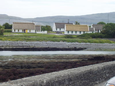 (Modern) thatched houses in Ballyvaughan