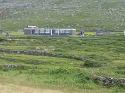 A typical school, overlooking the coast.  I wonder if they need a school counselor...?