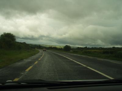 The N21 on the way to Dingle.  It was the only time we hit 100 kph (62 mph) on the whole trip.