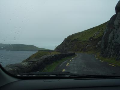 Believe it or not, the loop around the Dingle peninsula is now a two-way road!  Luckily, we didn't meet any tour buses.