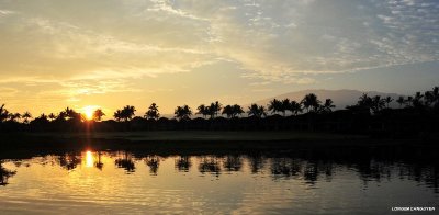 sunrise with Hualalai Volcano