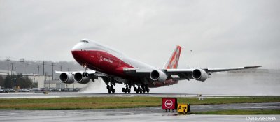 Boeing 747-8 4th flight