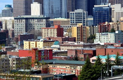 Gradual rise of buildings in Seattle