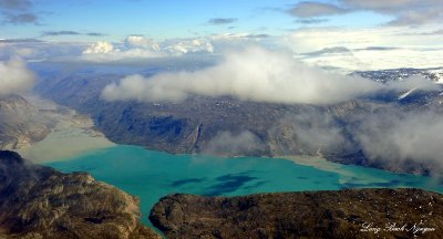 Glacial colors in Sondrestrom Fjord Greenland