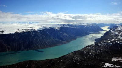 Entrance to Sondrestrom Fjord Greenland