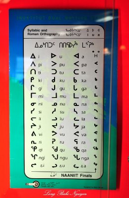Inuit Syllabic and roman Orthography