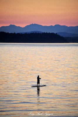 paddling on Puget Sound