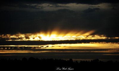 Sunset over Puget Sound