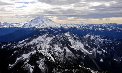 Sulphur Mountain and Glacier Peak, North Cascade Mountains