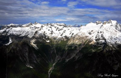 Spire Point and Dome Glacier and Peak WA