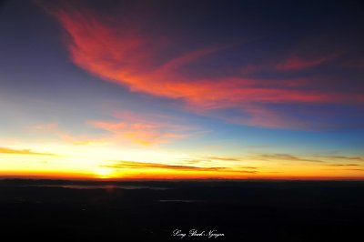 Lake Tahoe during sunset