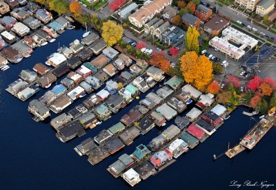 House Boats on Lake Union Seattle