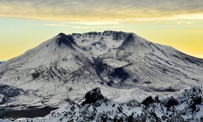 Mt St Helens and lava dome