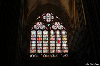 Notre Dame de Bayeux window