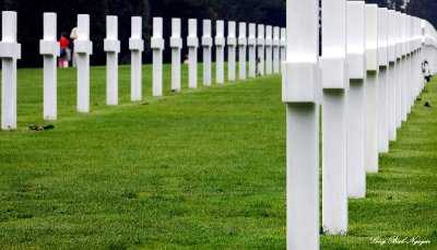 Row of Crosses, Normandy American Cemetery