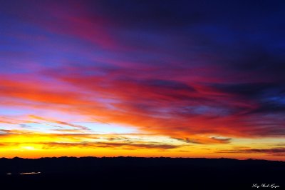 Sunset over Eastern Nevada