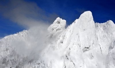 White cliff of Garfield Mountain, Cascade Mountains