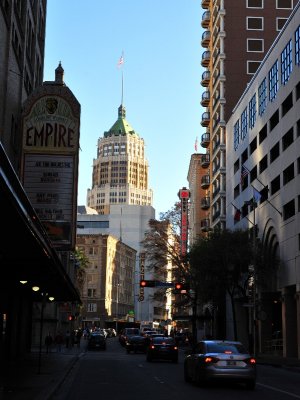 Empire and downtown San Antonio