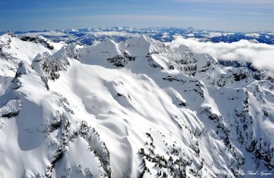 Wilmans Peaks and Columbia Peak, North Cascade Mountains