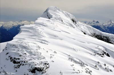 wind swept Davis Peak, North Cascades