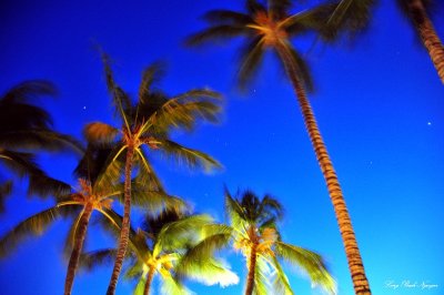 Blue hours after sunset, Fairmont Orchid, Hawaii