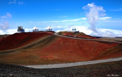 Subaru Telescope, W M Keck Observatory ,NASA Infrared Telescope, Mauna Kea, Hawaii
