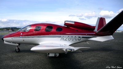 Cirrus Jet N280CJ, Boeing Field, Seattle, WA