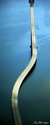 slim and slender 520 Evergreen Floating Bridge, Seattle