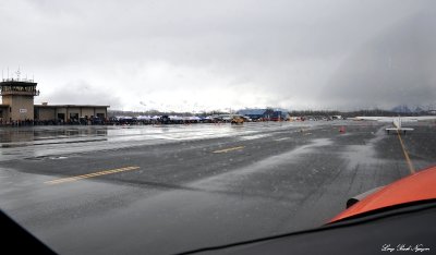 Waiting for takeoff, Valdez Fly In 2012, Valdez Airport, Alaska