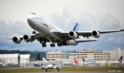 Boeing 747-8F, King County International Airport, Seattle