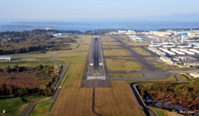 Landing at Paine Field, Everett, Washington State