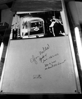 Edgar Mitchell, Lunar Module Pilot, Appollo 14, USS Hornet Museum, Alameda, CA