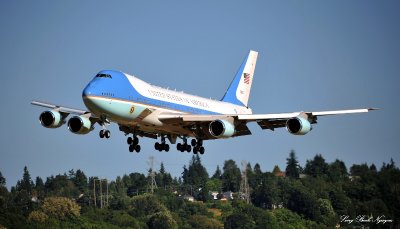 Air Force One, Boeing Field, Seattle, Washington  