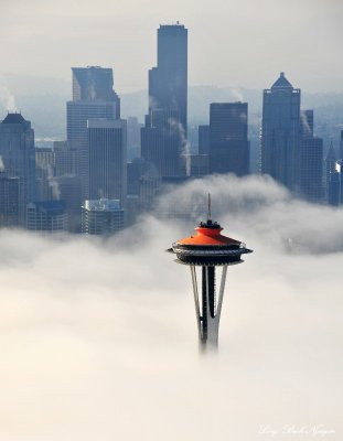 Space Needle ,Seattle Skyline, Seattle, Washington  