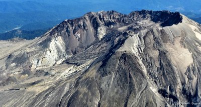 Lava dome, crater of Mt St Helens, Washington  