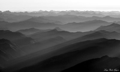 Wave of Cascade Mountains, Washington  