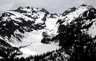 Blanco Lake and glacier