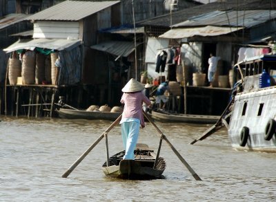 going to Cai Rang floating market