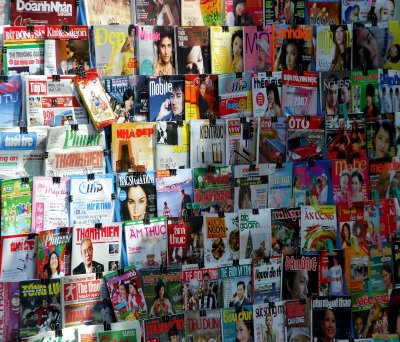 magazines and Vietnamese news