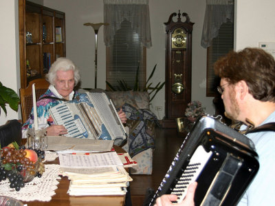 Aunt Ruth & Mark Jammin' at Home