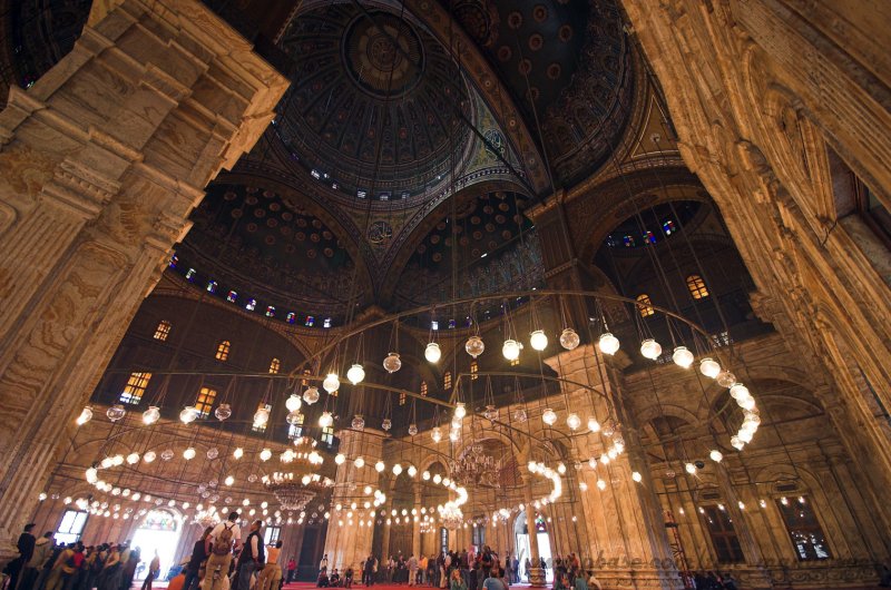 Inside Mohammad Ali Mosque